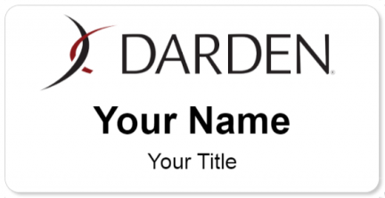 Custom name badges for Darden