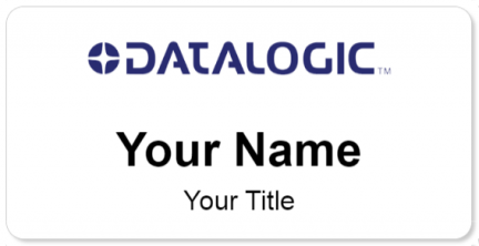 Custom name badges for Datalogic