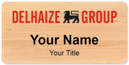 Custom name badges for Delhaize Group
