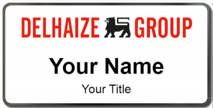 Custom name badges for Delhaize Group