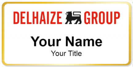 Custom name badges for Delhaize Group