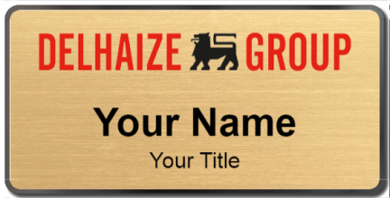 Custom name badges for Delhaize Group