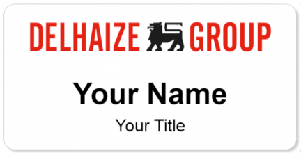 Custom name badges for Delhaize Group