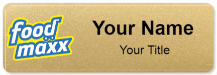 Custom name badges for FoodMAXX