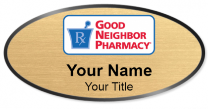 Custom name badges for Good Neighbor Pharmacy