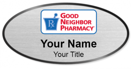 Custom name badges for Good Neighbor Pharmacy