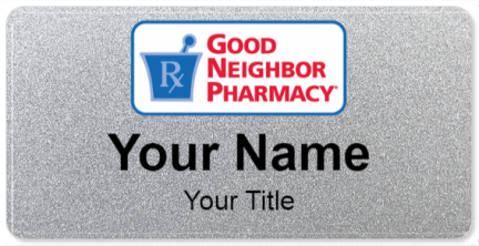 Custom name badges for Good Neighbor Pharmacy