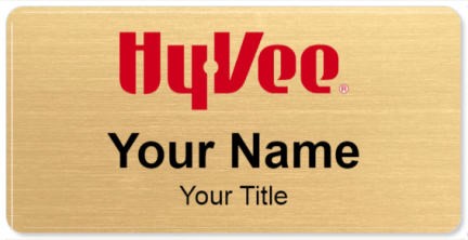 Custom name badges for HyVee