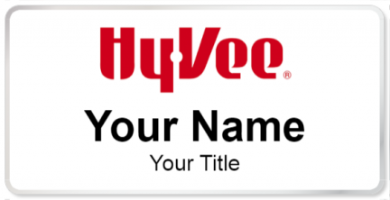 Custom name badges for HyVee