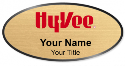 Custom name badges for HyVee