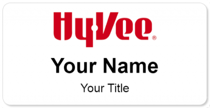 Custom name badges for HyVee