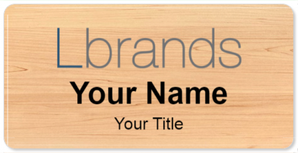 Custom name badges for LBrands