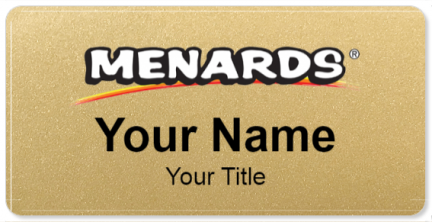 Custom name badges for Menards Hardware