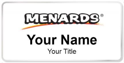 Custom name badges for Menards Hardware