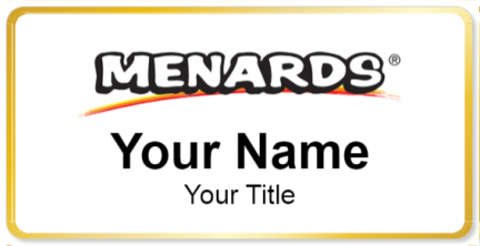 Custom name badges for Menards Hardware