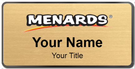 Custom name badges for Menards Hardware