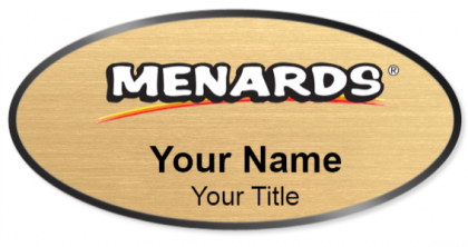Custom name badges for Menards Hardware