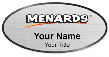 Custom name badges for Menards Hardware