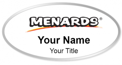 Custom name badges for Menards Hardware
