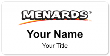 Custom name badges for Menards Hardware