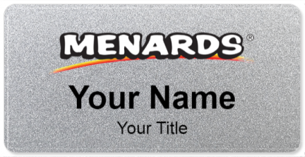 Custom name badges for Menards Hardware