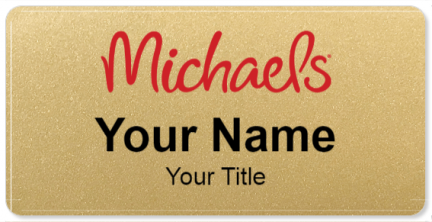 Custom name badges for Michaels