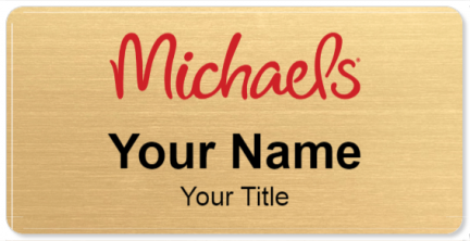 Custom name badges for Michaels