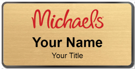 Custom name badges for Michaels
