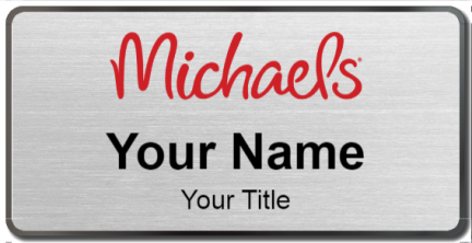 Custom name badges for Michaels