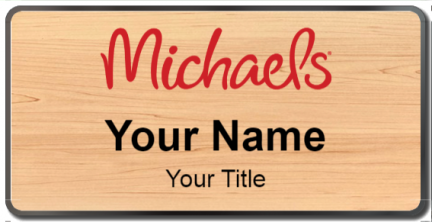 Custom name badges for Michaels
