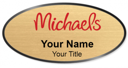Custom name badges for Michaels