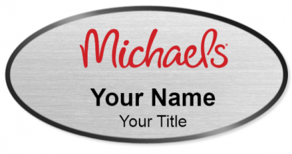 Custom name badges for Michaels