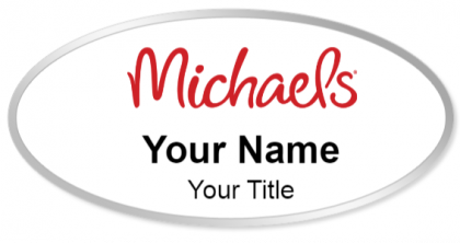 Custom name badges for Michaels
