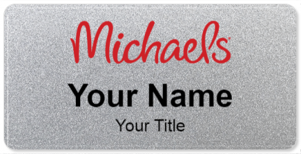 Custom name badges for Michaels