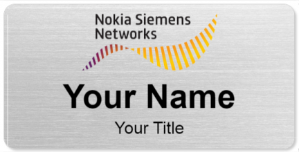 Custom name badges for Nokia Siemens Network