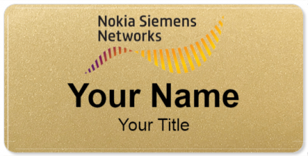Custom name badges for Nokia Siemens Network