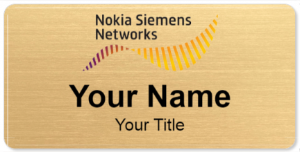 Custom name badges for Nokia Siemens Network