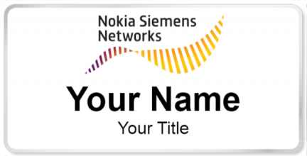 Custom name badges for Nokia Siemens Network