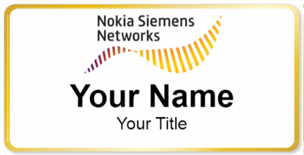 Custom name badges for Nokia Siemens Network