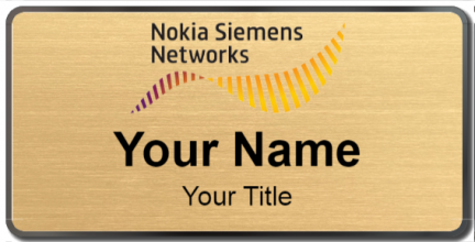 Custom name badges for Nokia Siemens Network