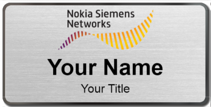 Custom name badges for Nokia Siemens Network