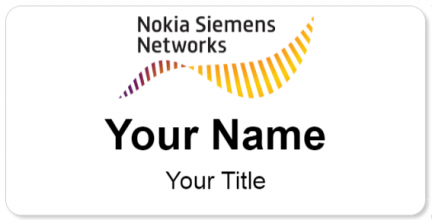 Custom name badges for Nokia Siemens Network