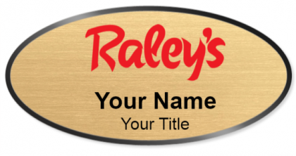 Custom name badges for Raleys Supermarkets