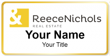 Custom name badges for ReeceNichols Real Estate