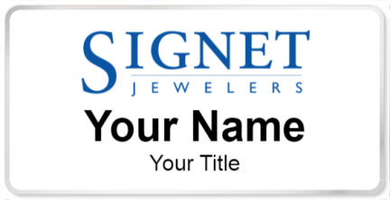 Custom name badges for Signet Jewelers