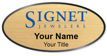 Custom name badges for Signet Jewelers