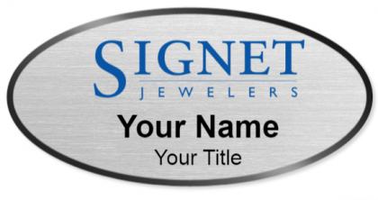 Custom name badges for Signet Jewelers