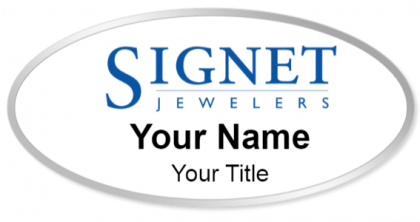 Custom name badges for Signet Jewelers
