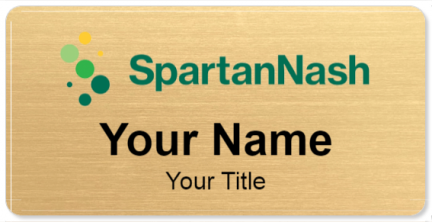 Custom name badges for Spartan Nash
