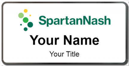 Custom name badges for Spartan Nash